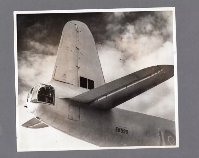 Short Sunderland Flying Boat Large Original Photo Raf Costal Command 1943