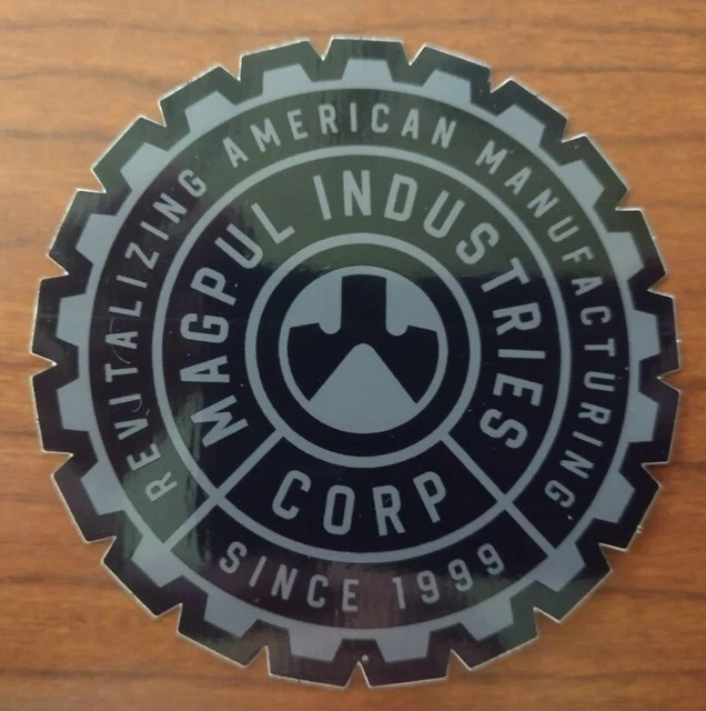 Magpul Industries Corp Black Decal Sticker SHOT SHOW 2022 - Free Shipping