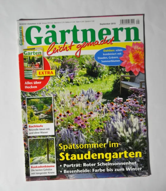 Garten Zeitschrift "Gärtnern leicht gemacht" Herbst 9/2010 + Extraheft
