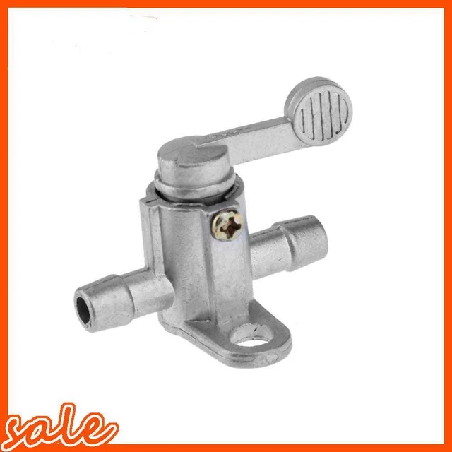 Motorcycle Inline Fuel Tank Tap On/Off Petcock Switch for ATV Dirt Bike