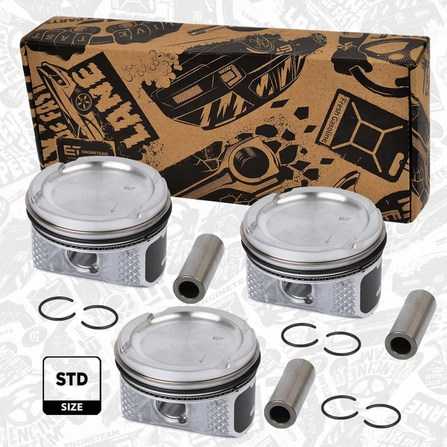 Produktbild von 4x Kolben Für Audi, Skoda, VW 1.4 TSI Motoren – OE Qualität, 24 Monate Garantie, Set
