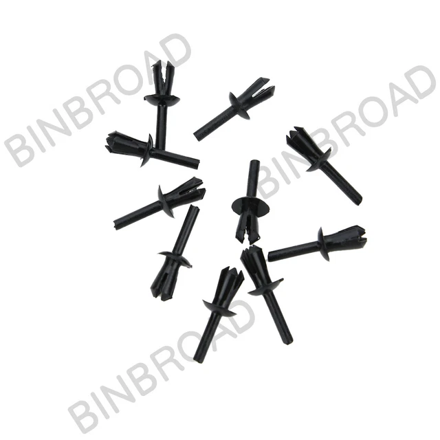 For BMW Nylon Bumper Cover Fender Liner Rivet Clip 5mm Hole 51161881149 10x