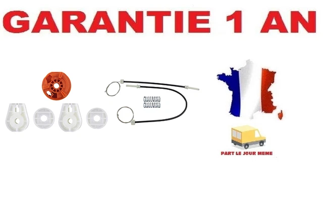 Kit Réparation Lève-vitre Arrière Droite Renault Megane II - Compatible Référence OEM 8200028068
