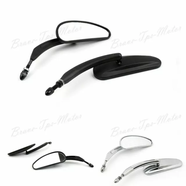 New Rearview Mirrors Fit For Harley Touring Softail Road King Glide Dyna FatBoy