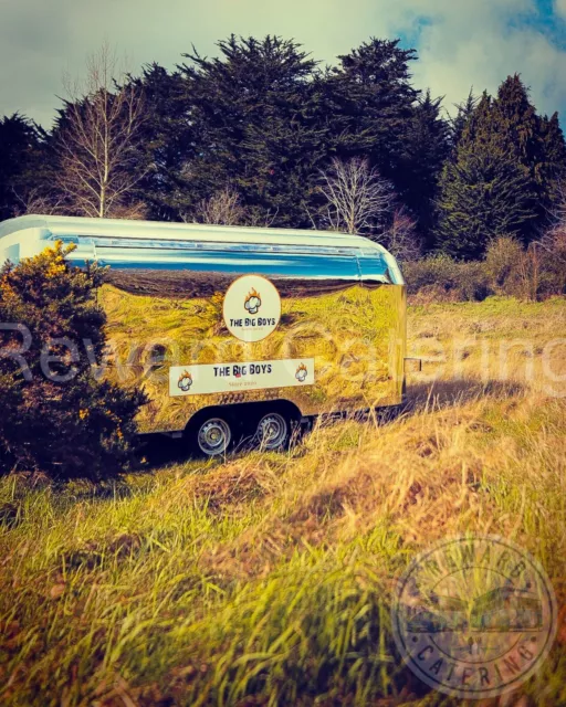 Airstream Mobile Food Catering Trailer Suitable Burger Coffee Gin Prosecco Pizza