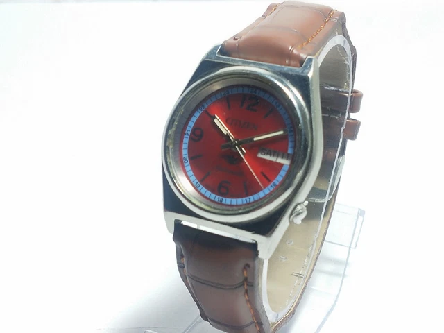 Vintage Citizen Automatic Movement Date Day Dial Mens Analog Wrist Watch D220
