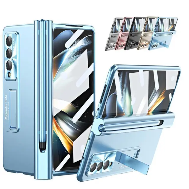 For Samsung Galaxy Z Fold5 4 3 360° ShockProof New Glass + Pen Phone Case Cover