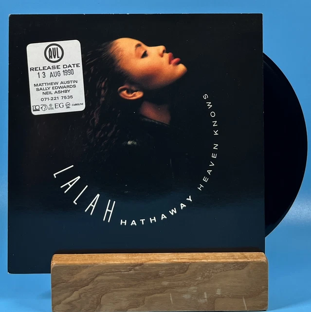 LALAH HATHAWAY HEAVEN Knows 1990 disque vinyle unique 7 pouces VS 28