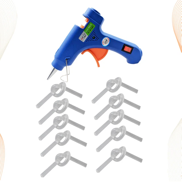 Kit de pulverizador de pegamento adhesivo de fusión hágalo usted mismo transparente Hot Sticks Suite