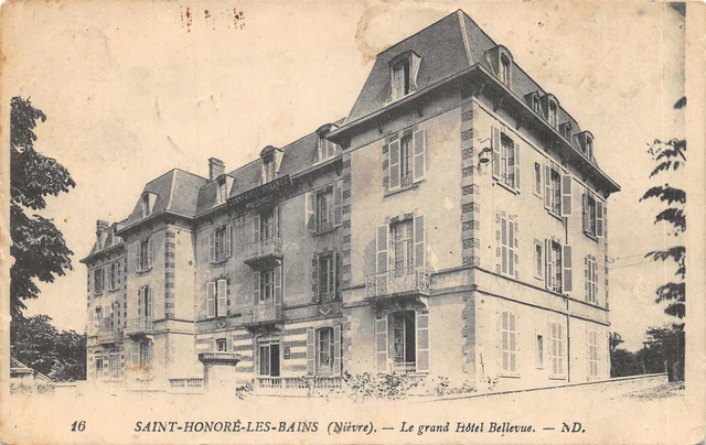 58-Saint Honore Les Bains-Le Grand Hotel Bellevue-N�6023-F/0109