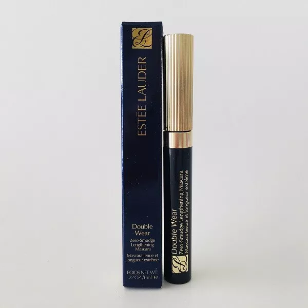 Estee Lauder Double Wear Zero-Smudge Lengthening Mascara 01 Black 6ml Nouveau