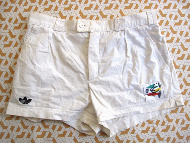 SHORT STEFAN EDBERG Adidas Ventex ATP 80'S vintage Tennis Rare