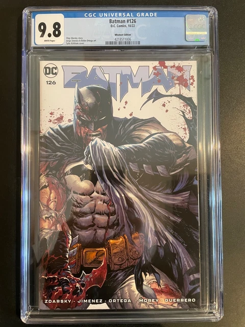 BATMAN #126 CGC 9.8 **Whatnot/Kirkham NYCC Battle Damage VARIANT**  LTD/1000 NM