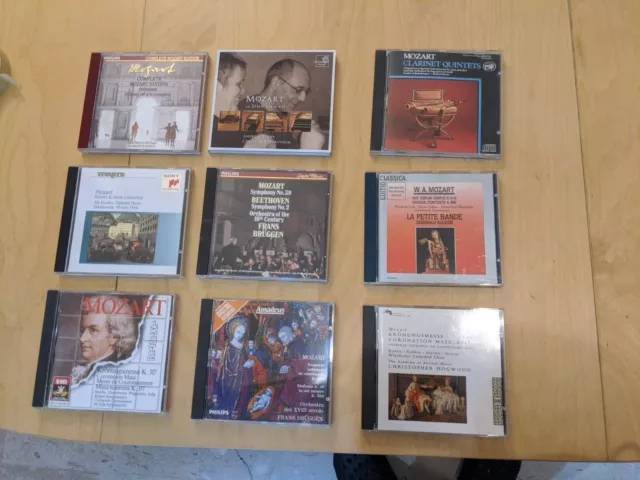 LOTTO 9 cd di musica classica - MOZART