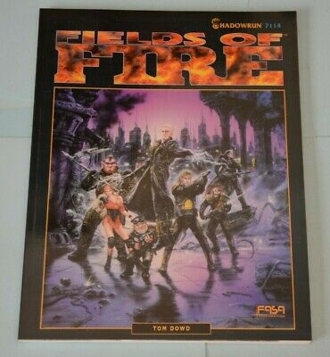 FIELDS OF FIRE for SHADOWRUN 2nd ed FASA softcover Sourcebook