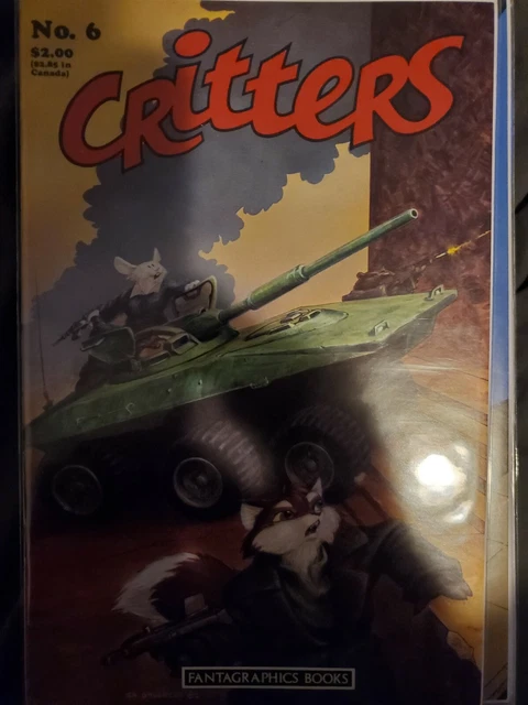 Critters #6 (1986) Fantagraphics Stan Sakai Usagi Yojimbo