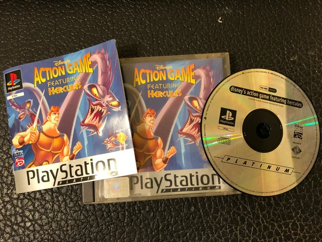PLAYSTATION 1 PS1 PSone DISNEY'S ACTION GAME FEATURING HERCULES ...