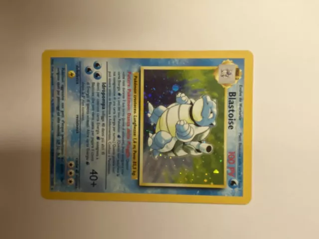 Blastoise HOLO Set Base 2/102 ITA Carte Pokémon