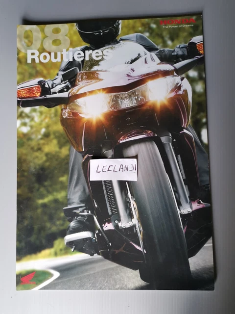 Honda Brochure catalogue moto Routière 2008, 24 pages TBE