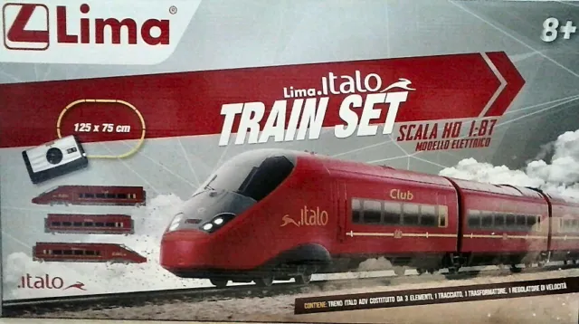 Modellino modellismo ferroviario Lima TRENO ELETTRICO LIMA ITALO SCALA H0 1:87