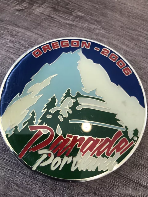 Rare and very sought after Porsche parade 2006 Portland Oregon grill badge