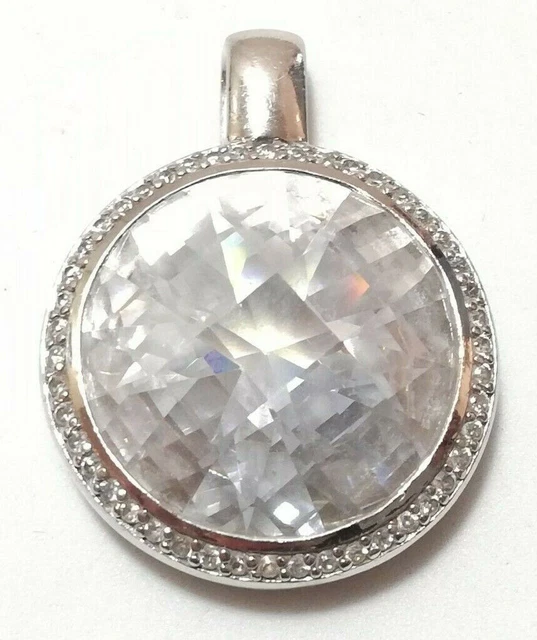 Ciondolo Scintillante Di Design Merii Realizzato In Argento 925 Con Pietre...