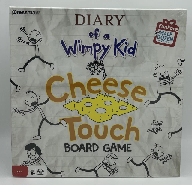 DIARY OF A Wimpy Kid Cheese Touch Board Game Pressman 2010 Family Fun