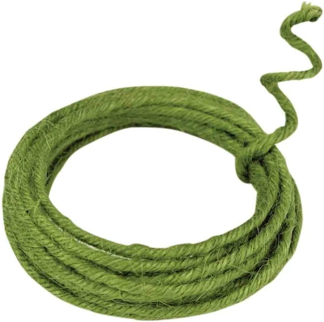 Cordelette En Jute Noir - 30 Mètres - Pour Bricolage Et Créations
