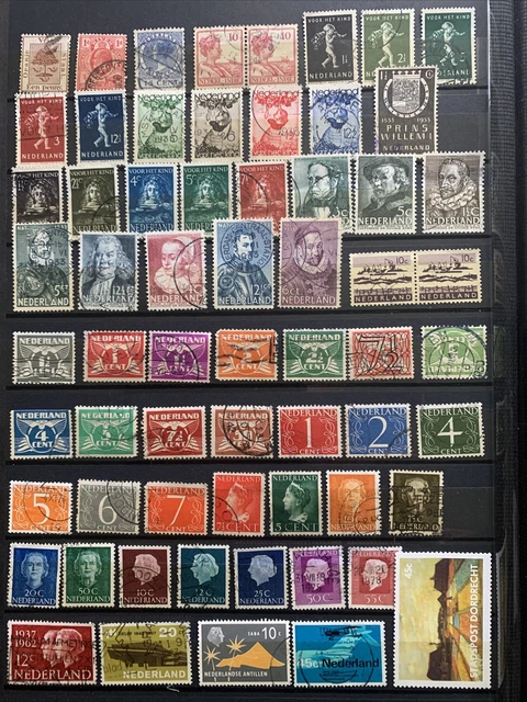 Briefmarken Lot Holland Niederlande alte Marken