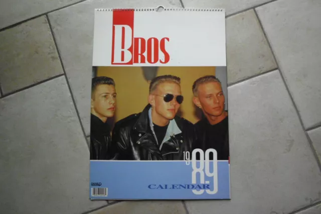 Bros  Kalender 1989,ohne Folie, war noch nie gehangen ,42 x 30 cm Posterkalender