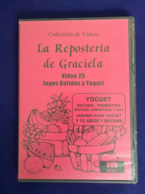 Jugos Batidos y Yogurt DVD La Reposteria de Graciela