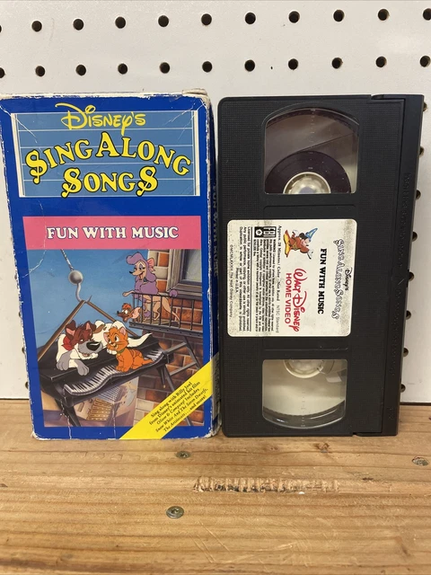 DISNEY'S SING ALONG songs vhs Fun With Music £9.25 - PicClick UK