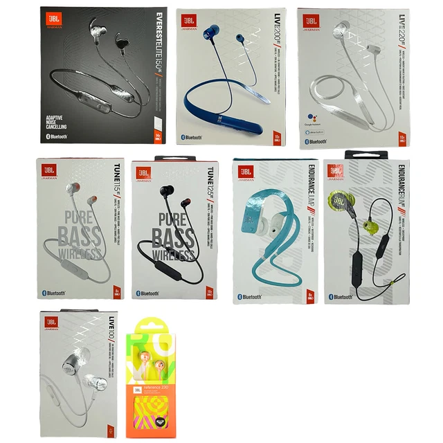 JBL Sports In-Ear Bud Earphone Bluetooth Wireless Headphones w/Mic Headset