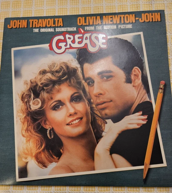 OLIVIA NEWTON JOHN & JOHN TRAVOLTA Grease Double LP Vinyl Record Album