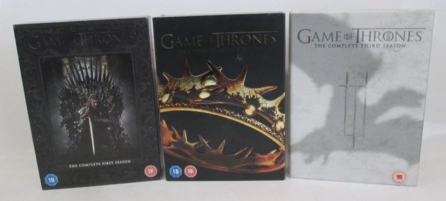 HBO GAME OF Thrones The Complete Seasons Box Sets DVDs Staffel 1,2 und