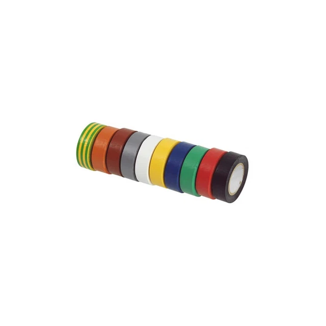 Rubans isolants KS TOOLS - 10 m - 10 pcs - 141.6010
