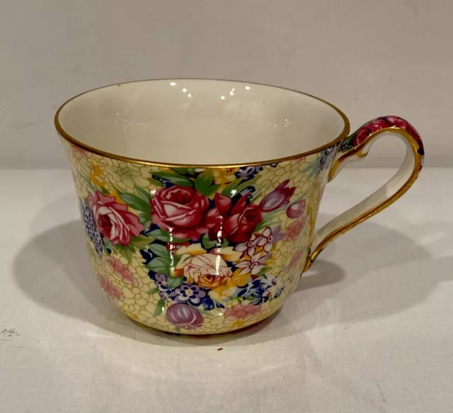 Royal Winton Porcelain Tea Cup Welbeck Grimwades LTD England Flowers