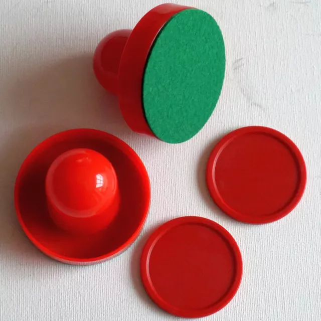 Air Hockey 50mm x 4mm Pucks and 65mm Pushers. Arcade Quality 2 of each