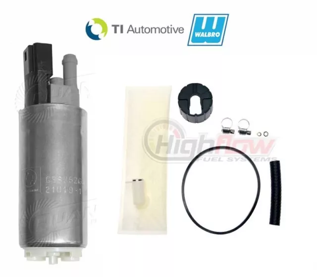 Genuine Walbro TIA 350LPH GSS352G3 Fuel Pump + Install Kit Ford Probe GT 1993-99