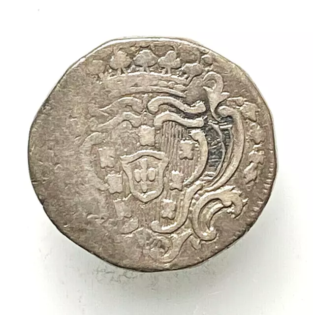 Portuguese India, Goa rupee of Maria I, 180- (date unclear but nice quality) 2