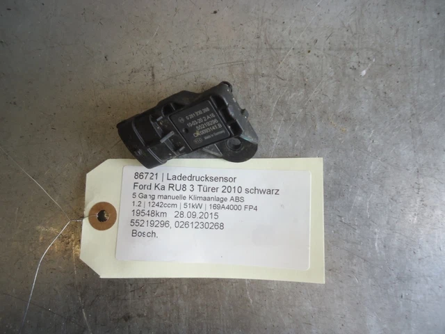 Capteur de pression de suralimentation Ford Ka RU8 55219296 1.2 51kW 169A4000 FP