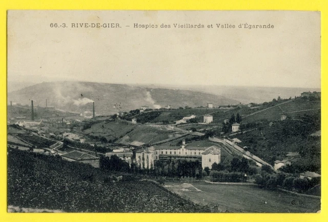Carte Postale Ancienne CPA 42 RIVE DE GIER PONT D'EGARANDE, Très Bon état