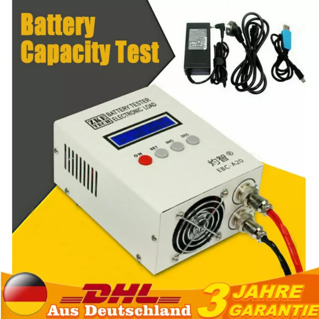 EBC-A20 Batterietestgerät Kapazität Tester Lithium/Blei-Säure Batterie Tester DE