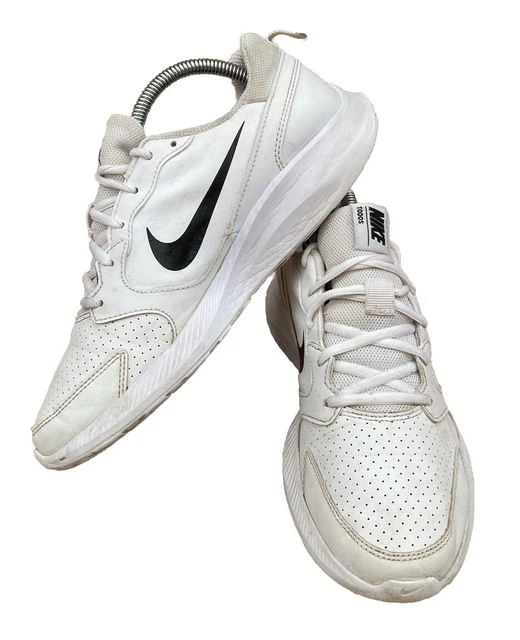 NIKE TODOS WHITE Womens SIZE UK 6 Trainers Black Logo EU 40 BQ3201 101 Sneakers 11.99 PicClick UK