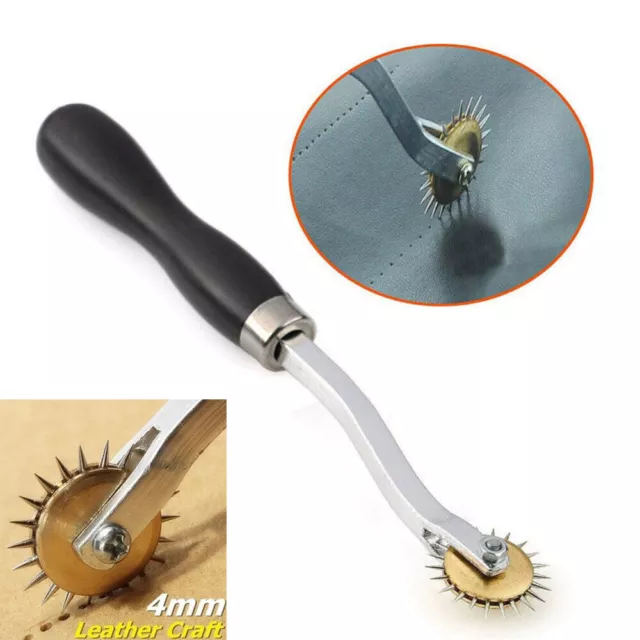 4mm Pattern Tracing Wheel Serrate Edge Needle Point Tailor Sewing Marking Tool