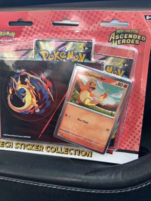 POKÉMON TCG MEGA Evolution Ascended Heroes Tech Sticker Collection ...