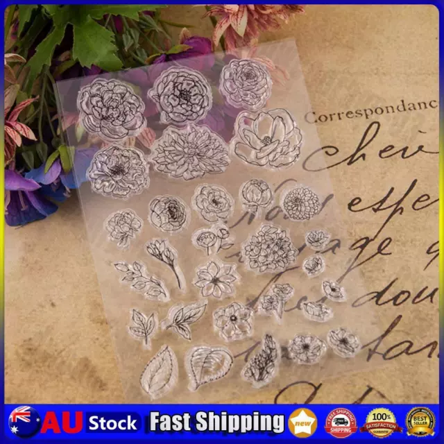 Silicone Transparent Seals Clear Stamps for DIY Scrapbooking Photo Album