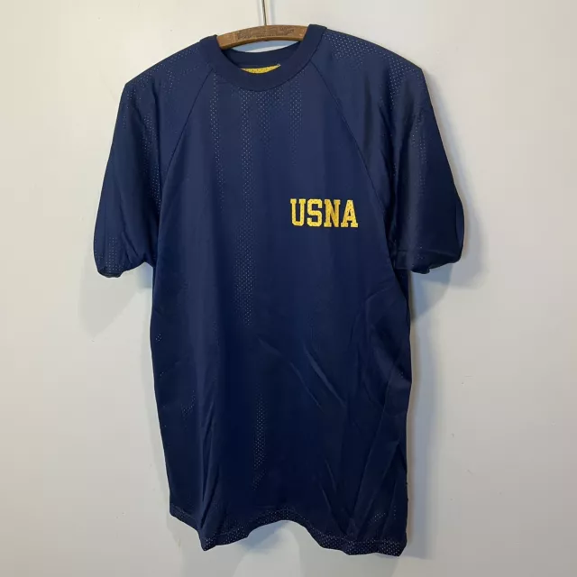 VINTAGE - USNA - US Naval Academy Store - Reversible Mesh Shirt / Jersey - Large