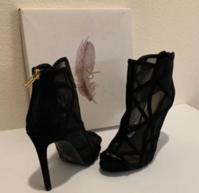 Jessica Simpson Rivena Black Stiletto Heels Size 10M