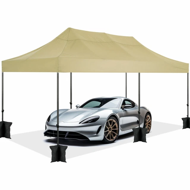 Pavillon 3x6m Gartenpavillon Partyzelt Gartenzelt Festzelt Gazebo Wasserdicht DE